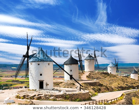 Stock photo: Windmills Campo De Criptana Castile La Mancha Spain