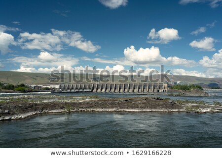 Foto stock: Hydroelectric Power Plant In The Dalles Oregon