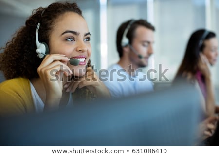 Foto stock: Gente · de · Call · Center