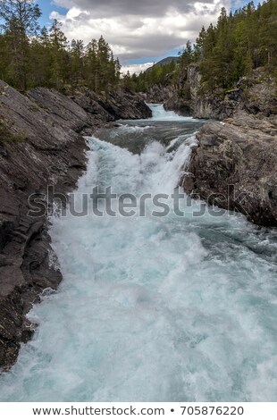 Stock photo: Landscape Near Otta River Norway