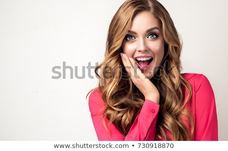 Stock photo: Beautiful Expressive Businesswoman