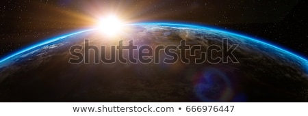 ストックフォト: Sunrise Over Planet In Space