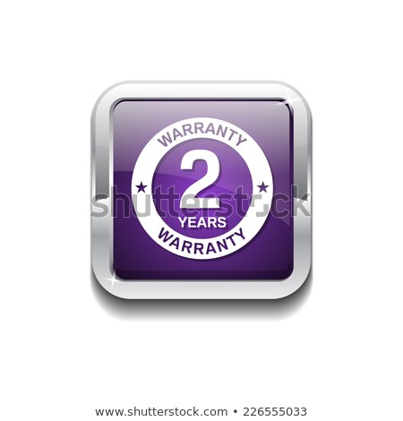Сток-фото: 2 Years Warranty Violet Vector Icon Design