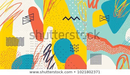 Stock fotó: Abstract Hand Pattern Design Concept
