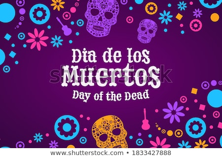 Stock foto: Day Of The Dead Banner Concept