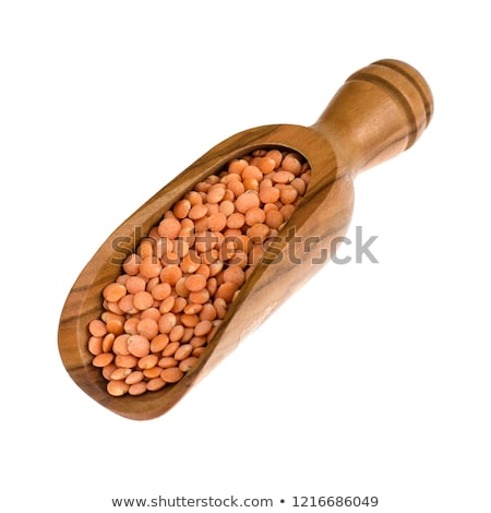 Stockfoto: Red Lentils In A Scoop