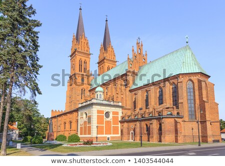 Stockfoto: Basilica Cathedral Of St Mary Of The Assumption In Wloclawek