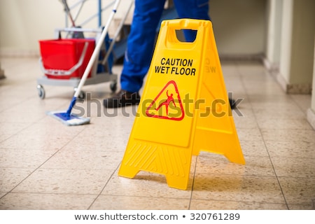 Foto stock: Wet Floor - Caution