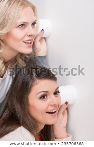 Stock fotó: Two Gossiping Girlfriends