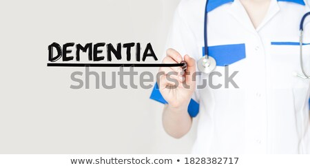 Foto stock: Dementia Blue Marker