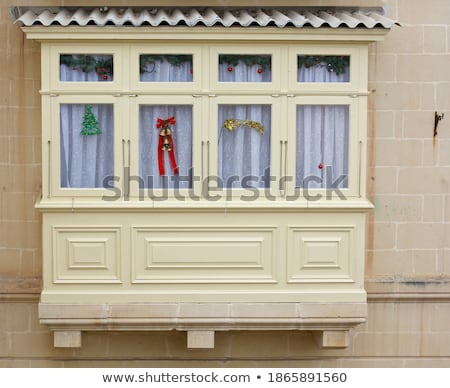 Stock photo: Traditional Balcony Window From Malta