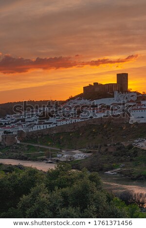 Stock photo: Street Of Mertola Village Portugal