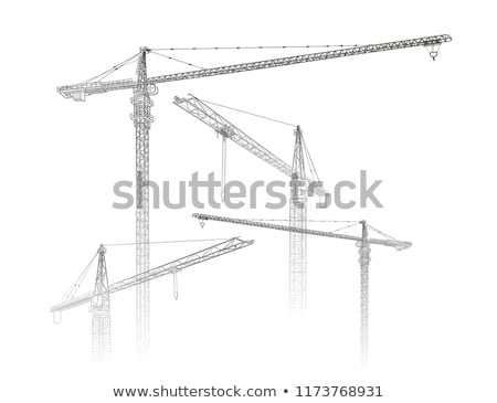 Foto stock: Construction Crane