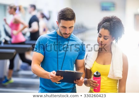 Stock photo: Personal Trainer At Work