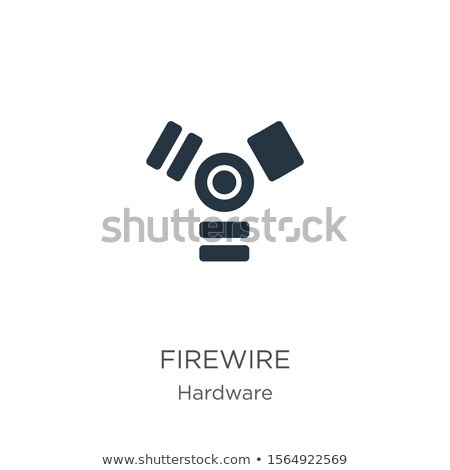 Stock photo: Usb And Firewire Connection Ports