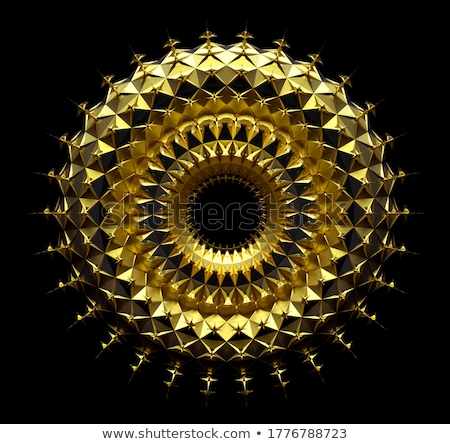 Stok fotoğraf: Mandala Of The Sun 3d Illustration