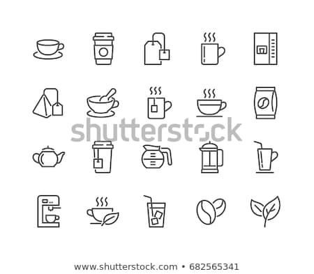 [[stock_photo]]: Press Teapot Icon Vector Outline Illustration