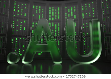 Foto stock: Internet Top Level Domain Of Australia