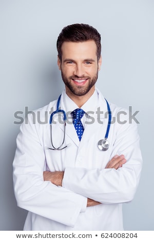 ストックフォト: Young Cheerful Male Doctor