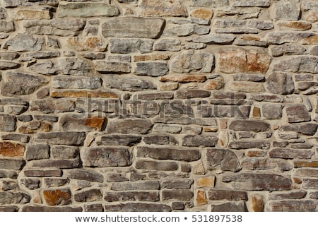 Stock photo: Rustic Stone Wall