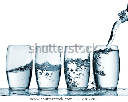 ストックフォト: Water On Glasses Isolated