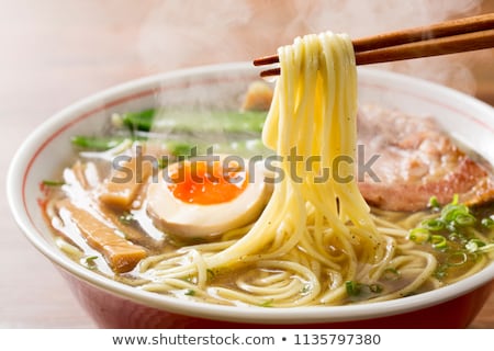 Stock fotó: Asian Noodle Ramen Soup