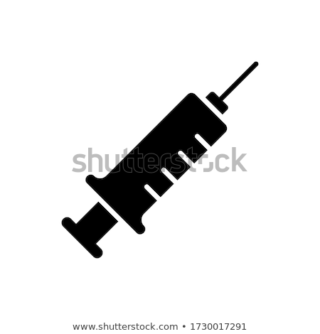 Сток-фото: Medical Injection Icon Vector Outline Illustration