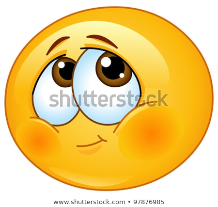 Stockfoto: Shy Emoticon