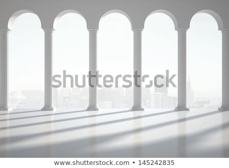 Stock fotó: 3d Antique Classical Architecture Roman Monument Render