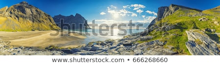 Сток-фото: Mountain Panorama On Lofoten