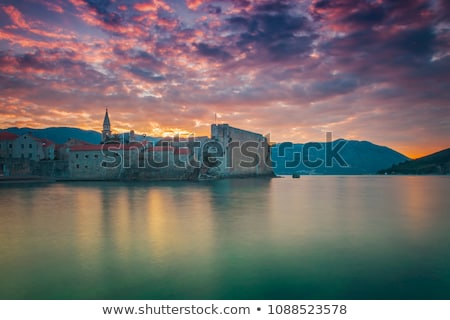 Stock photo: Morning In Old Town Of Budva Montenegro Balkans Europe