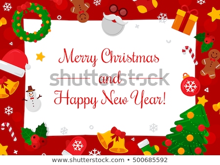Foto stock: Christmas Frame With Place For Your Text