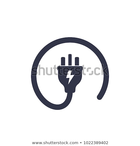 Foto stock: China Electrical Socket Icon