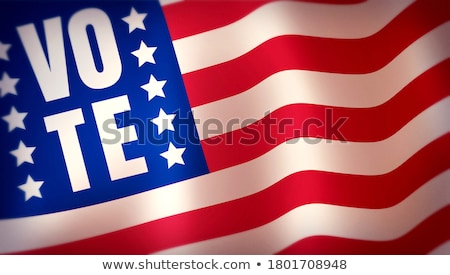 Stock photo: Vote On Old Grunge Poster