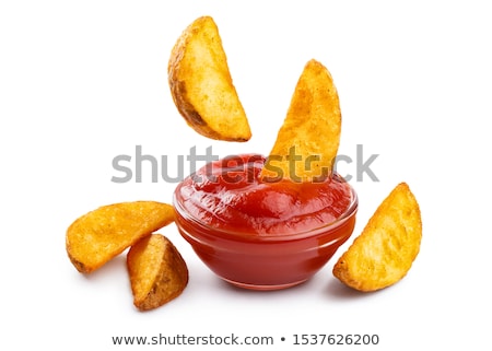 Zdjęcia stock: Fried Potato Wedges