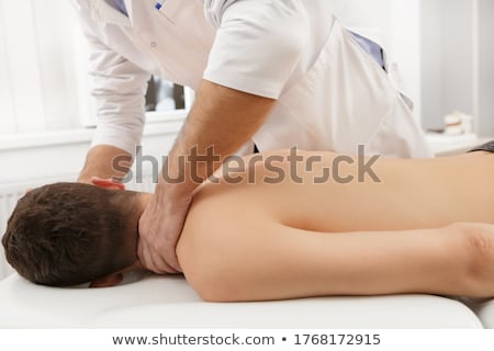 ストックフォト: Chiropractor Adjusting Spine