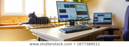 Stockfoto: At Work Banner