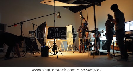照明器具を持つ女性 ストックフォト © gnepphoto