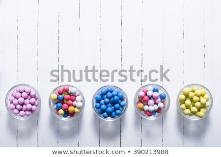 Stock photo: Yellow Dragee Pills