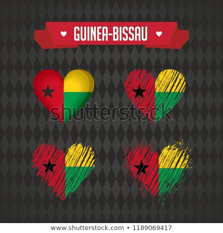 ストックフォト: Grunge Flag Of Guinea Bissau