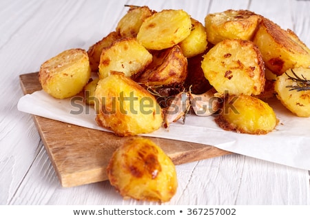 Foto stock: Roasted Potato