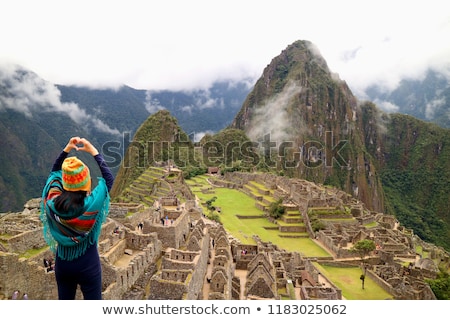 Stock photo: Seven Wonders Of The World In Heart