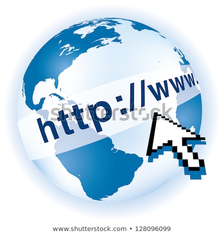 Stockfoto: Ww · World · Wide · Web · Internet · met · Globe · - · Europa
