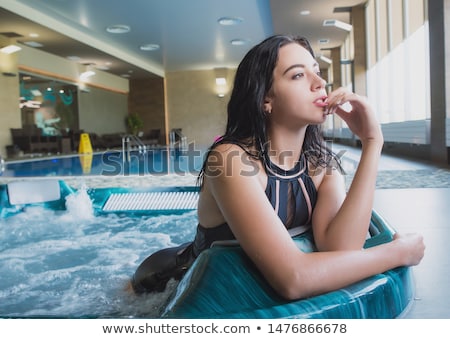 Stockfoto: Brunette In A Bikini