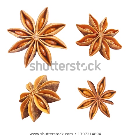 Сток-фото: Anise Star Spice Heap Closeup Background