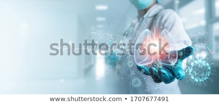 Foto stock: Lungs Background