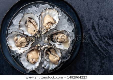 ストックフォト: Opened Fresh Oyster