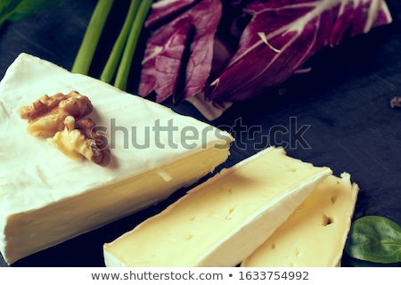 Сток-фото: Camembert And Walnut