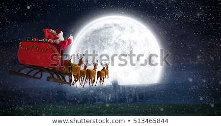 ストックフォト: Sleigh Of Santa Claus