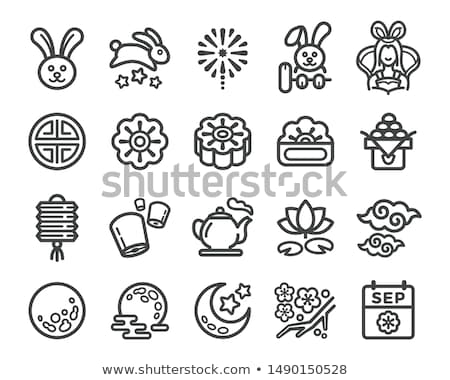 Stock photo: Moon Festival Icon Set